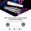 JUNSUNMAY XLR Female to 6.35mm Female Audio Adapter - 4