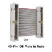 JUNSUNMAY 40 Pin IDE Male to Male HD Extension Cable for Computers - 5