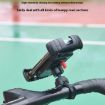360 Rotation Motorcycle Bicycle Handlebar Mirror Phone Mount Z012 - 3