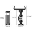 360 Adjustable Magnetic Base Phone Holder for Gym Equipment - X037 - 2