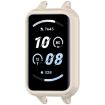 For Honor Band 10 PC Ear Half Coverage Hollow Watch Case Retro White - 2