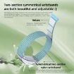 Gray Outdoor Mosquito Repellent Bracelet with Essential Oil Wristband - 8