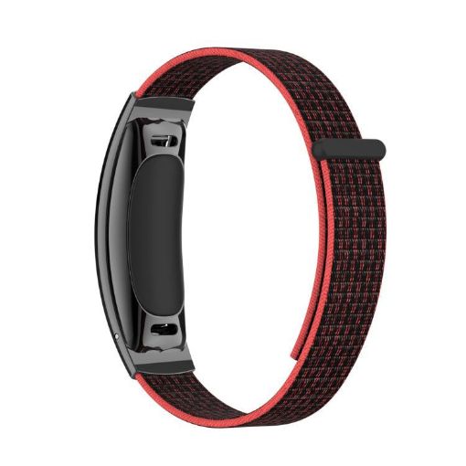 Mosquito Repellent Bracelet - Essential Oil Wristband, Red Black Stripe - 1