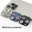 iPhone 15 Kalebol Pink Metal Hollow Lens Protection Ring - 2