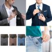 Suteni Brown Denim Double-Sided Card Slot Button Eject Card Box - 6