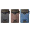 Suteni Blue Denim Double-Sided Card Slot Button Eject Card Box - 7