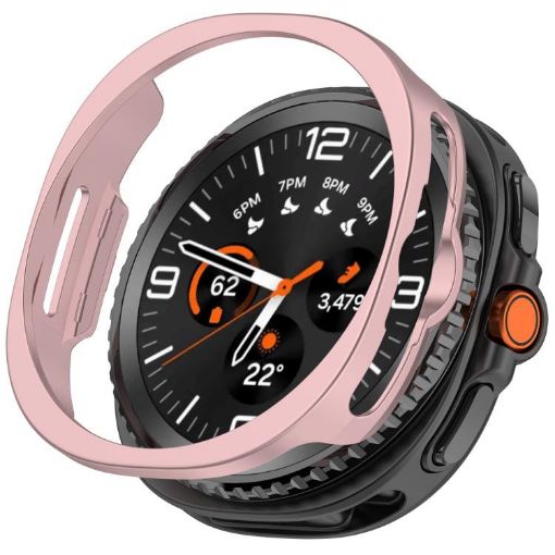 Samsung Galaxy Watch 8 Classic/Ultra 2 Rose Pink Hollow PC Case - 1