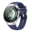 Huawei Watch 5 42mm Corrugated Silicone Band - Raw Blue - 1
