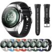 Huawei Watch 5 42mm Corrugated Silicone Band - Raw Blue - 2