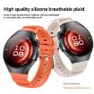 Huawei Watch 5 42mm Silicone Band, Metal Pin Buckle - Raw Blue - 5