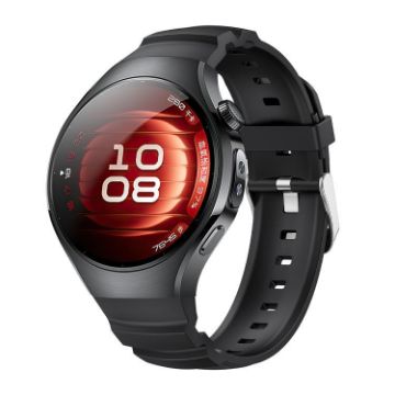 Huawei Watch 5 42mm Black Silicone Band with Metal Pin Buckle - 1