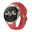 Huawei Watch 5 46mm Red Silicone Band with Metal Pin Buckle - 1