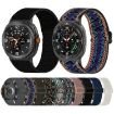 Samsung Galaxy Watch 8 Ethnic Style Nylon Braided Band 40/44mm Blue Purple - 3