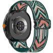 Samsung Galaxy Watch 8 40/44mm Ethnic Nylon Braided Band Green Arrow - 1