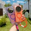 Xiaomi 15 Ultra Purple MagSafe Case - Dual-Color Clear Acrylic TPU Strap - 5
