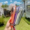 Xiaomi 15 Ultra Dual-Color Clear Acrylic TPU MagSafe Case with Strap - 4