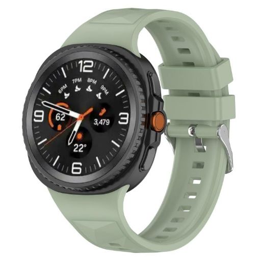 Samsung Galaxy Watch 8 Ice Crystal Texture Silicone Band Light Green 40/44mm - 1