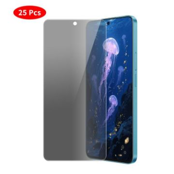 Xiaomi 14T/14T Pro JUNSUNMAY 25pcs Privacy Tempered Glass Screen Protector - 1