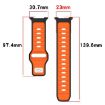 Samsung Galaxy Watch 8 40/44mm Two Color Silicone Band Army Green - 7