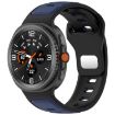 Samsung Galaxy Watch 8 40/44mm Black Blue Silicone Band Reverse Buckle - 1