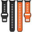 Samsung Galaxy Watch 8 40/44mm Black Blue Silicone Band Reverse Buckle - 8