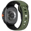 Samsung Galaxy Watch 8 40/44mm Black Army Green Silicone Band - 2