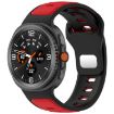 Samsung Galaxy Watch 8 40/44mm Black Red Silicone Band Reverse Buckle - 1