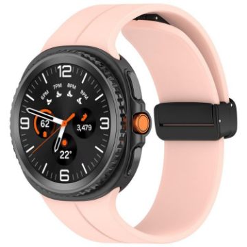 Samsung Galaxy Watch 8 40mm/44mm Light Pink Magnetic Silicone Band - 1