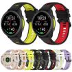 Garmin Forerunner 970 Two Color Silicone Watch Band White/Lime Green - 3