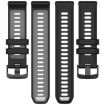 Garmin Forerunner 970 Two Color Silicone Watch Band White/Lime Green - 7