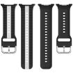 Samsung Galaxy Watch 8 40mm/44mm Gray Yellow Silicone Band - 6
