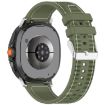 Samsung Galaxy Watch 8 40mm/44mm Nylon Braid Silicone Band Green - 1