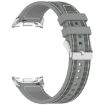 Samsung Galaxy Watch 8 40mm/44mm Gray Nylon Braid Silicone Band - 2