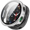 Samsung Galaxy Watch 8 44mm Tempered Film PC Case - Frosted Silver - 1