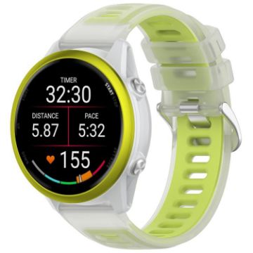 22mm Lime Jelly Silicone Watch Band - Replacement Strap - 1