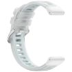 White 22mm Jelly Silicone Watch Band - Durable & Stylish Replacement Strap - 4
