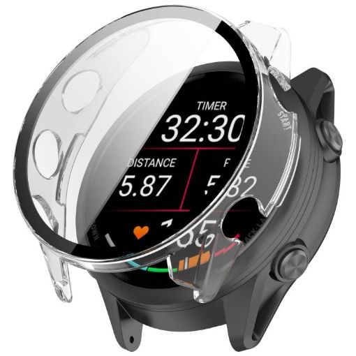 Garmin Forerunner 570 42mm Transparent Tempered Film PC Watch Case - 1