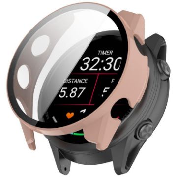 Garmin Forerunner 570 42mm Pink Tempered Film PC Watch Case - 1