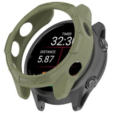 Garmin Forerunner 570 42mm Green TPU Protective Case - Half Coverage - 1