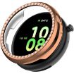 For Honor Watch Fit Rose Gold Diamond TPU Case - Half Coverage - 1