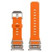 Samsung Galaxy Watch Ultra 47mm Silicone Band, Metal Connector, Orange - 7