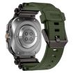Samsung Galaxy Watch Ultra 47mm Black Green Silicone Band - 3