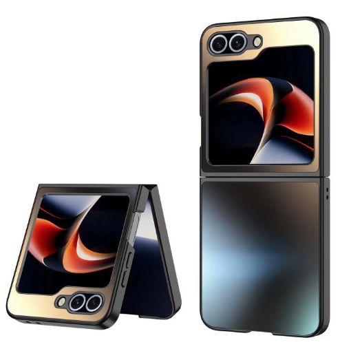 Samsung Galaxy Z Flip6 5G Shockproof Frosted Phone Case - Black - 1