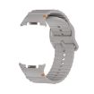 Samsung Galaxy Watch 8 40mm/44mm Gray Silicone Band Wavy Grain - 2