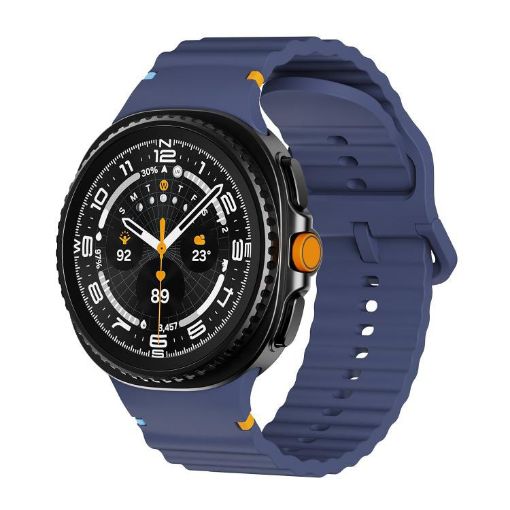 Samsung Galaxy Watch 8 40mm/44mm Silicone Band Midnight Blue - 1