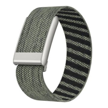 WHOOP 5.0 Gray Green Nylon Watch Band - Regular Elastic Force Design - 1