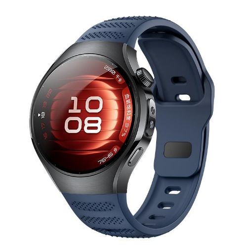 Huawei Watch 5 42mm Dark Blue Dot Texture Silicone Band - 1