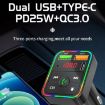 PDF2 Ambient Light Charger FM Transmitter Bluetooth Hands Free MP3 Player - 7