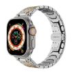 Octagonal Stainless Steel Watch for Apple Watch 46/49/45/44mm Silver Gold - 1