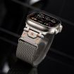 Milanese Steel Magnetic Watch Band for Apple Watch 46/49/45/44mm Titanium - 4